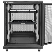 QOLTEC Patch panel do szaf RACK 19" | 24 porty | 1U | UTP | Czarny  - 54516 - Zdjęcie 2