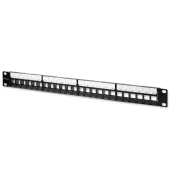 QOLTEC Patch panel do szaf RACK 19" | 24 porty | 1U | UTP | Czarny  - 54516 - Zdjęcie 5