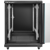 QOLTEC Szafa RACK 19" | 15U | 600 x 600 x 855 | stalowa obudowa  - 54518 - Zdjęcie 2