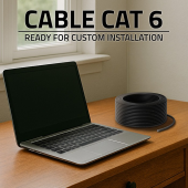 QOLTEC Kabel patchcord sieciowy skrętka UTP | CAT6 | High speed 1Gb/s | LAN | 50m | Czarny  - 54561 - Zdjęcie 2