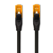 QOLTEC Kabel patchcord UTP | kat.6 | 2 x RJ-45 | High speed 1Gb/s |     Pozłacane styki | 25m | Czarny  - 54566 - Zdjęcie 5