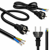 QOLTEC Kabel zasilający SCHUKO CEE 7/7 (E/F) | miedź Cu | odizolowany lutowany | 3x1.0mm2 | 1.8m  - 54597 - Zdjęcie 6