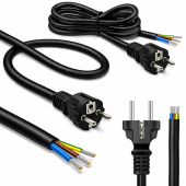 QOLTEC Kabel zasilający SCHUKO CEE 7/7 (E/F) | miedź Cu | odizolowany lutowany | 3x1.5mm2 | 3m  - 54606 - Zdjęcie 6