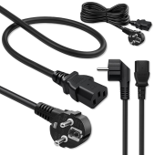 QOLTEC Kabel zasilający wtyczka kątowa SCHUKO CEE 7/7 (E/F) IEC C13 3x1.0mm2 Czysta miedź Cu 5m - 54624 - Zdjęcie 6