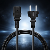 QOLTEC Kabel zasilający SCHUKO CEE 7/7 (E/F) | IEC C13 | 3x1.0mm2 | Czysta miedź Cu | 3m  - 54627 - Zdjęcie 3