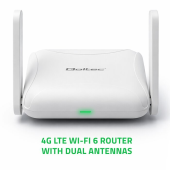 QOLTEC Router Home&Travel 4G LTE WiFi 6 | AX300 | 2.4GHz | Dual Antena |USB-C | Micro SIM  - 56980 - Zdjęcie 5