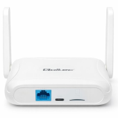 QOLTEC Router Home&Travel 4G LTE WiFi 6 | AX300 | 2.4GHz | Dual Antena |USB-C | Micro SIM  - 56980 - Zdjęcie 8