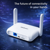 QOLTEC Router Home&Travel 4G LTE WiFi 6 | AX300 | 2.4GHz | Dual Antena |USB-C | Micro SIM  - 56980 - Zdjęcie 9