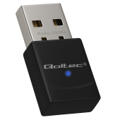QOLTEC Bezprzewodowy mini Adapter Wi-Fi 6 | Standard AX | Bluetooth 5.4 | USB | 900Mbps  - 56984 - Zdjęcie 2