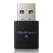 QOLTEC Bezprzewodowy mini Adapter Wi-Fi 6 | Standard AX | Bluetooth 5.4 | USB | 900Mbps  - 56984 - Zdjęcie 3