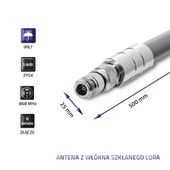 QOLTEC Zestaw antena LoRa | 5.8 dBi + kabel zasilajcy  - 57019 - Zdjęcie 3