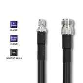 QOLTEC Kabel koncentryczny LMR400 | N żeński | RP-SMA męski | 3m  - 57027 - Zdjęcie 3