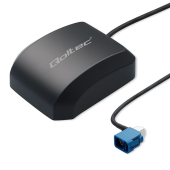 QOLTEC Mobilna Antena GPS GLONASS z podstawą magnetyczną| dookólna |   28dBi | 50W | FAKRA  - 57054 - Zdjęcie 1