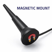 QOLTEC Antena 4G LTE z podstawą magnetyczną | 5dBi | wewnętrzna |       dookólna | 600-2700 MHz | SMA | 3m  - 57058 - Zdjęcie 3