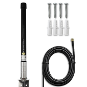 QOLTEC Antena 4G LTE | 15dBi | dookólna | zewnętrzna | SMA | włókno szklane  - 57060 - Zdjęcie 4