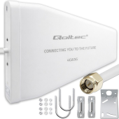 QOLTEC Antena 4G 5G LTE | 9dBi | kierunkowa | zewnętrzna | N female |   wodoodporna | 3m  - 57061 - Zdjęcie 1
