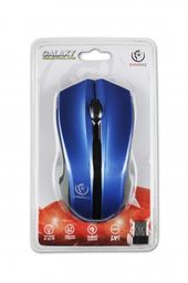 REBELTEC Bezprzewodowa mysz optyczna, GALAXY Blue/silver - RBLMYS00034 - Zdjęcie 3