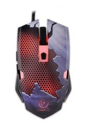 REBELTEC Gamingowa mysz optyczna, HORNET, 3 kolory podświetlania do 2400DPI - RBLMYS00037 - Zdjęcie 4