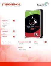 SEAGATE Dysk IronWolf Pro 18TB SATA ST18000NE000  - ST18000NE000 - Zdjęcie 2