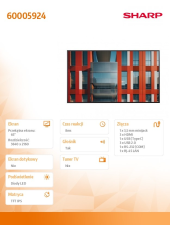 SHARP Monitor wielkoformatowy MultiSync ME652 65 cali 450cd/m2 18/7  - L50ME652 - Zdjęcie 9