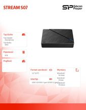 SILICON POWER Dysk twardy STREAM S07 6TB USB 3.2 LED  - SP060TBEHDS07C3K - Zdjęcie 5