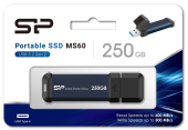 SILICON POWER Dysk zewnętrzny SSD MS60 250GB USB 3.2 600/500MB/s - SP250GBUF3S60V1B - Zdjęcie 2