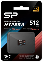 SILICON POWER Karta pamięci microSDXC 512GB Express 7.1, PCIe Gen 3x1, NVMe, 880MB/s - SP512GBSTEI31V10 - Zdjęcie 5