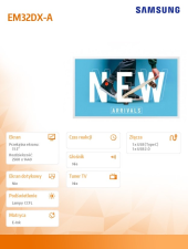 SAMSUNG Monitor profesjonalny 32 cale EM32DX-A LH32EMDIAGBXEN - LH32EMDIAGBXEN - Zdjęcie 7