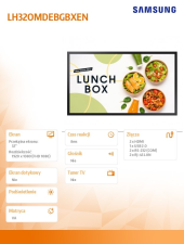 SAMSUNG Monitor 32 cale OM32DX LH32OMDEBGBXEN  - LH32OMDEBGBXEN - Zdjęcie 6