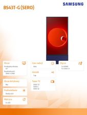 SAMSUNG Monitor reklamowy BS43T-G (SERO) 43 cale Błyszczący 16h/7 300(cd/m2) 3840x2160 DVB-T2CS2/Tizen 5.5/YouTube/WebBrowser/Smart 3 lata d2d LH43BSTEBEUXEN - LH43BSTEBEUXEN - Zdjęcie 9