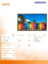 SAMSUNG Monitor wielkoformatowy 55 cali OM55B LH55OMBEBGBXEN - LH55OMBEBGBXEN - Zdjęcie 6