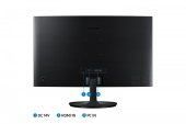 SAMSUNG Monitor 24 cale LS24C360EAUXEN VA 1920x1080 FHD 16:9 1xD-sub 1xHDMI 4 ms (GTG) zakrzywiony  2 lata d2d - LS24C360EAUXEN - Zdjęcie 7