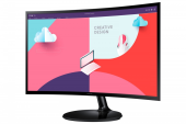 SAMSUNG Monitor 24 cale LS24C360EAUXEN VA 1920x1080 FHD 16:9 1xD-sub 1xHDMI 4 ms (GTG) zakrzywiony  2 lata d2d - LS24C360EAUXEN - Zdjęcie 12