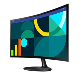 SAMSUNG Monitor 24 cale S36GD VA 1920x1080 FHD 16:9 1xD-sub 1xHDMI 4 ms 100Hz zakrzywiony  1800R 2Yd2d (LS24D360GAUXEN) - LS24D360GAUXEN - Zdjęcie 5