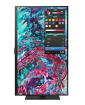 SAMSUNG Monitor  27 cali LS27B800TGUXEN IPS 3840x2160 UHD 16:9   1xHDMI 2xTB 4.0 (90W/15W)  3xUSB 3.0 LAN (RJ45) 5ms HAS+PIVOT głośniki płaski 3 lata on-site - LS27B800TGUXEN - Zdjęcie 9