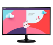 SAMSUNG Monitor 27 cali LS27C360EAUXEN VA 1920x1080 FHD 16:9 1xHDMI 1xDP 4 ms (GTG) zakrzywiony 2 lata d2d - LS27C360EAUXEN - Zdjęcie 1
