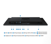 SAMSUNG Monitor 27 cali Viewfinity S80UH IPS 3840x2160 UHD 16:9 1xHDMI 1xDP 1xUSB-C 90W 3xUSB-A Easy Connection KVM PIP/PBP 5ms 60Hz HAS+PIV płaski 3YOn-Site  - LS27H800UAUXEN - Zdjęcie 8