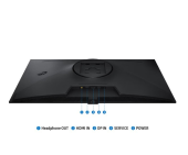 SAMSUNG Monitor Odyssey OLED G7 32 cale LS32HG732SUXEN  - LS32HG732SUXEN - Zdjęcie 12