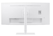 SAMSUNG Monitor 34 cale LS34C650TAUXEN VA 3440x1440 UWQHD 21:9 1xHDMI 1xDP 2xTB 4.0(90W/15W) 3xUSB 3.0 LAN(RJ45) 5ms 100Hz HAS+PIV zakrzyw. gł. biały 3YOnS - LS34C650TAUXEN - Zdjęcie 7