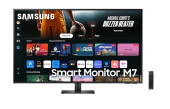 SAMSUNG Monitor 43 cale SMART M70D VA 3840x2160 UHD 16:9 2xHDMI 3xUSB 2.0 1xUSB-C (65W) 4ms 60Hz WiFi/BT głośniki płaski 2Yd2d - LS43DM702UUXDU - Zdjęcie 1