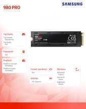 SAMSUNG Dysk SSD 980PRO Heatsink NVMeMZ-V8P1T0CW - MZ-V8P1T0CW - Zdjęcie 4