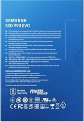 SAMSUNG Dysk SSD 1TB 990EVO Gen4.0x4 NVMeMZ-V9E1T0BW  - MZ-V9E1T0BW - Zdjęcie 3