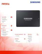 SAMSUNG Dysk SSD PM983aU.2DCT 7680GBMZQLB7T6HALA-00W07  - MZQLB7T6HALA-00W07 - Zdjęcie 3