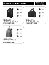 SAMSONITE GUARDIT 2.0 TORBA NA LAPTOPA 13.3 NIEBIESKI - CM5-01-002 - Zdjęcie 6
