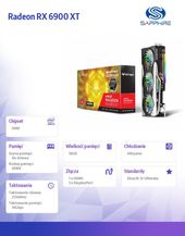 SAPPHIRE TECHNOLOGY Karta graficzna RX 6900 XT NITRO+ SE 16GB 256bit GDDR6 3DP/HDMI  - 11308-03-20G - Zdjęcie 9