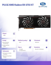 SAPPHIRE TECHNOLOGY Karta graficzna Radeon RX 6750XT PULSE 12GB 192bit GDDR6 3DP/HDMI - 11318-03-20G - Zdjęcie 7