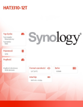 SYNOLOGY Dysk HDD 12TB HAT3310-12T SATA 3,5 cala 512e 7,2k  - HAT3310-12T - Zdjęcie 2