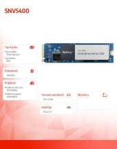 SYNOLOGY Dysk SDD M2 NVMe PCIe 3.0 x4 1600GB SNV5420-1600G  - SNV5420-1600G - Zdjęcie 2