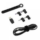 TARGUS Zestaw akcesoriów Legacy Power 90 W (kabel DC do końcówki + 5 końcówek + drążek do przechowywania) - 1,8 m - ACC1134GLX - Zdjęcie 1