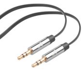 TB Kabel 3.5mm MiniJack M/M czarny 1.2m  - AKTBXAJAUXM120B - Zdjęcie 1
